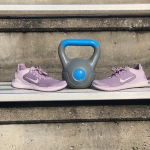 Pink Nike Running Shoes